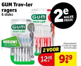 Kruidvat GUM Trav-ler ragers aanbieding