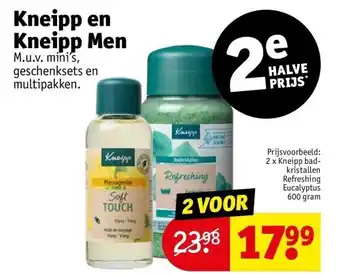 Kruidvat Kneipp en Kneipp Men aanbieding