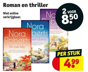 Kruidvat Roman en thriller aanbieding