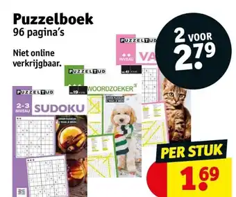Kruidvat Puzzelboek aanbieding