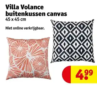 Kruidvat Villa Volance buitenkussen canvas aanbieding