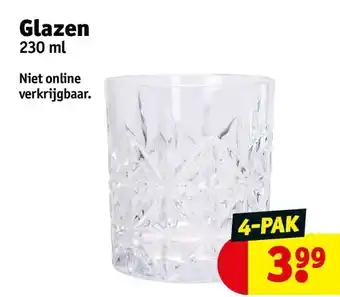 Kruidvat Glazen aanbieding