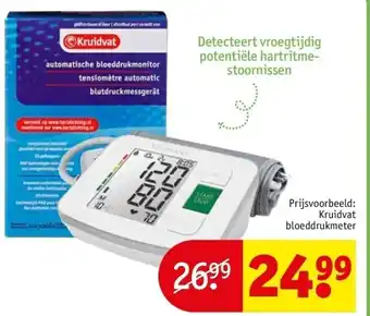 Kruidvat Kruidvat bloeddrukmeter aanbieding