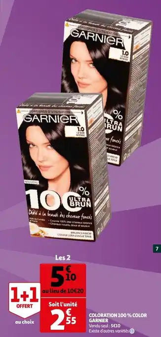 Auchan Coloration 100% Color Garnier aanbieding