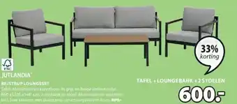 Jysk BEJSTRUP LOUNGESET aanbieding
