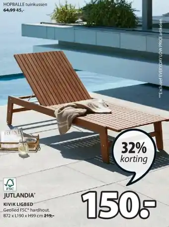 Jysk KIVIK LIGBED aanbieding