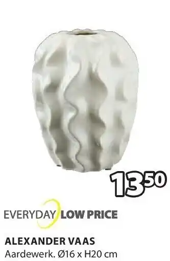 Jysk ALEXANDER VAAS aanbieding