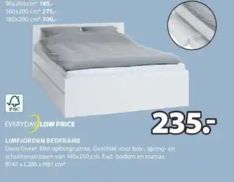 Jysk LIMFJORDEN BEDFRAME aanbieding