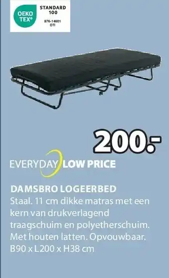 Jysk DAMSBRO LOGEERBED aanbieding