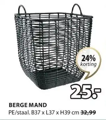 Jysk BERGE MAND aanbieding