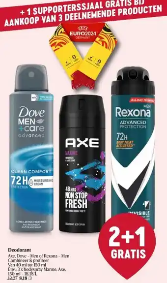 Delhaize Deodorant aanbieding