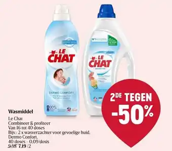 Delhaize Wasmiddel aanbieding