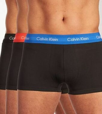 MyComfort24 Calvin Klein short 3 pack Low Rise Trunk H aanbieding