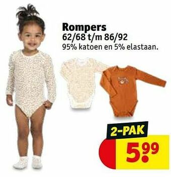 Kruidvat Rompers aanbieding