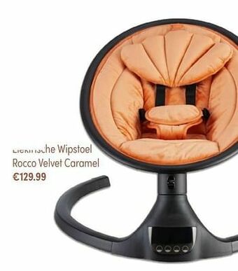 Elektrische wipstoel rocco velvet caramel