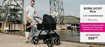 Baby & Tiener Born lucky riva 3-in-1 kinderwagen aanbieding