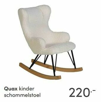 Baby & Tiener Quax kinder schommelstoel aanbieding