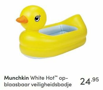 Munchkin white hot opblaasbaar veiligheidsbadje