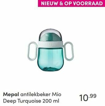 Baby & Tiener Mepal antilekbeker mio deep turquoise aanbieding
