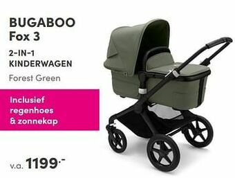 Baby & Tiener Bugaboo fox 3 2-in-1 kinderwagen aanbieding