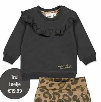 Baby & Tiener Trui feetje aanbieding