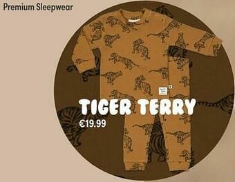 Premium sleepwear tiger terry