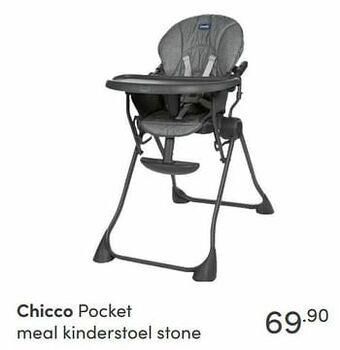 Baby & Tiener Chicco pocket meal kinderstoel stone aanbieding