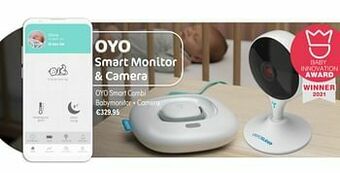 Baby & Tiener Aerosleep oyo smart combi babymonitor + camera aanbieding