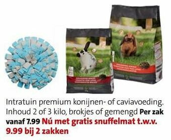 Intratuin Intratuin premium konijnen- of caviavoeding aanbieding