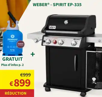 Horta WEBER SPIRIT EP-335 aanbieding
