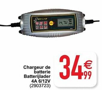 Chargeur de batterie batterijlader 4a 6-12v