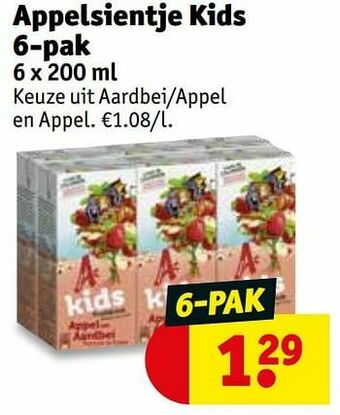 Kruidvat Appelsientje kids aanbieding