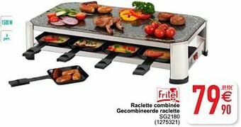 Cora Fritel raclette combinée gecombineerde raclette sg2180 aanbieding