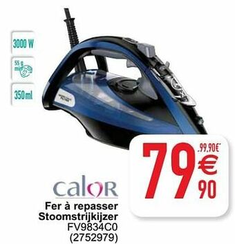 Cora Calor fer à repasser stoomstrijkijzer fv9834c0 aanbieding