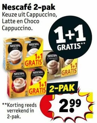 Kruidvat Nescafé aanbieding