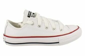 Berca Shoes Converse Sneaker Laag Jongens/meisjes Leather Low - Wit aanbieding