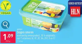 ALDI Soypro smeren 250g aanbieding