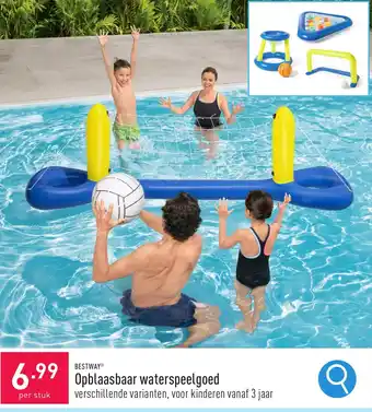 ALDI BESTWAY Opblaasbaar waterspeelgoed aanbieding