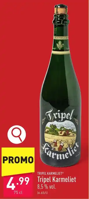 ALDI Tripel Karmeliet 8,5% vol 75cl aanbieding