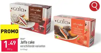 ALDI Gala Jaffa cake 300g aanbieding