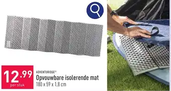 ALDI ADVENTURIDGE Opvouwbare isolerende mat 180 x 59 x 1,8 cm aanbieding