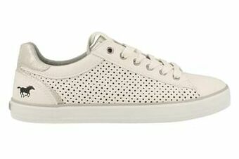 Berca Shoes Mustang Veterschoen Dames - Wit aanbieding