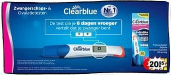 Kruidvat Digitale zwangerschapstest ultravroeg aanbieding