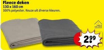 Kruidvat Fleece deken aanbieding