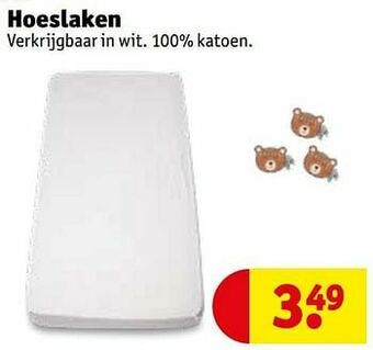 Kruidvat Hoeslaken aanbieding