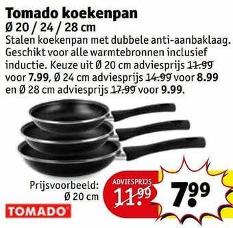 Kruidvat Tomado koekenpan aanbieding