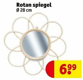 Kruidvat Rotan spiegel aanbieding
