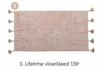 Baby & Tiener Lifetime vloerkleed aanbieding