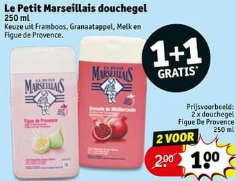 Kruidvat Douchegel figue de provence aanbieding