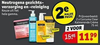 Kruidvat Curcuma clear kalmerende crème aanbieding